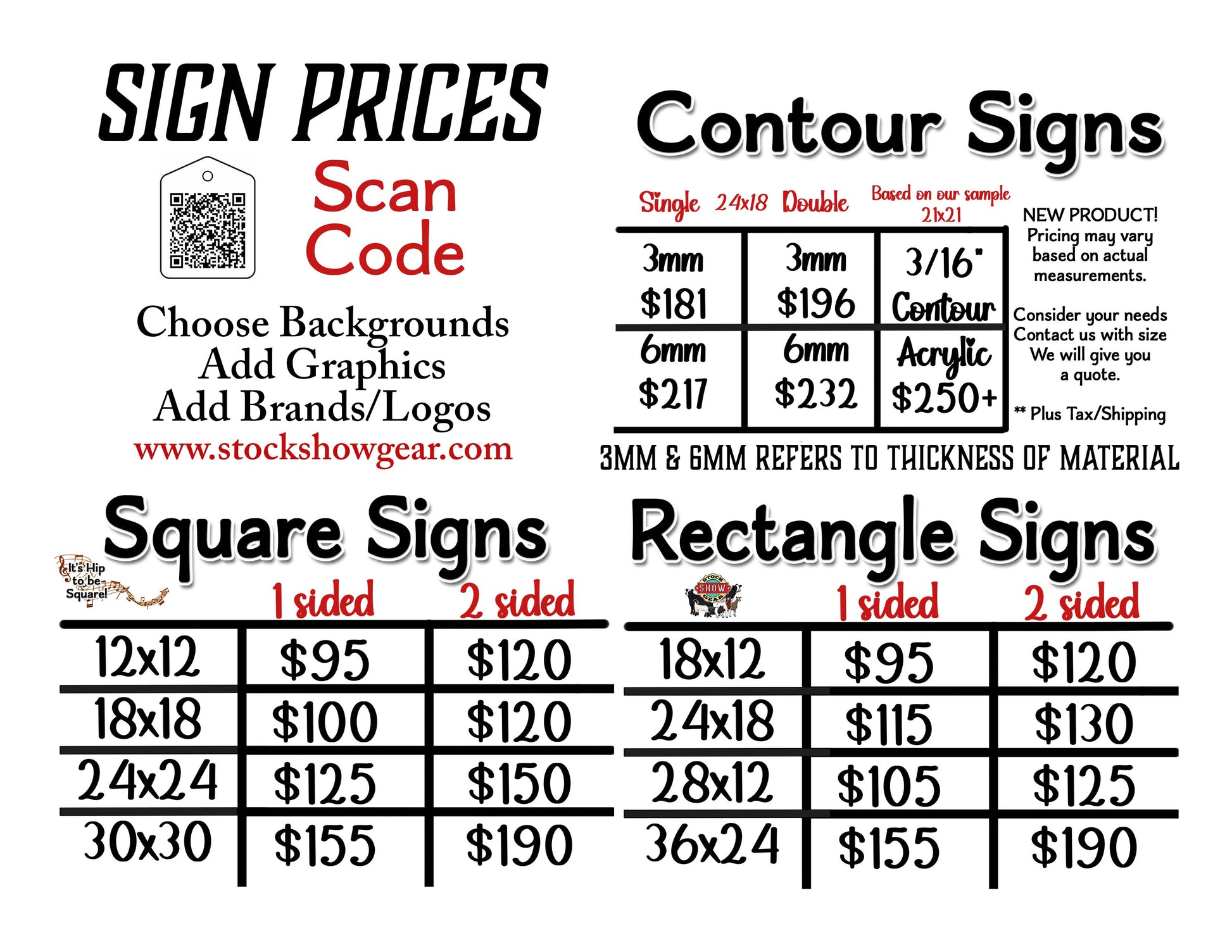 Custom Contour Stock Show Stall and Farm Signs-Made to Order – Stock ...