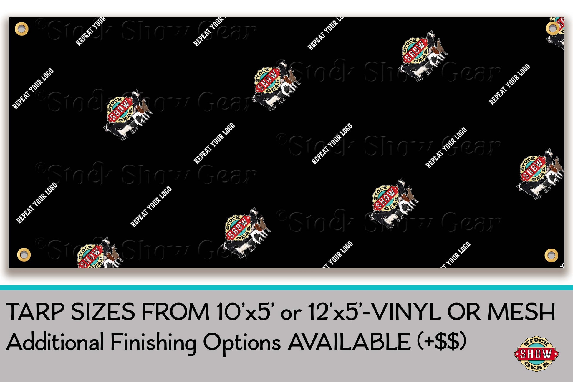 tarp logo Show Stall Tarps Made to Order
