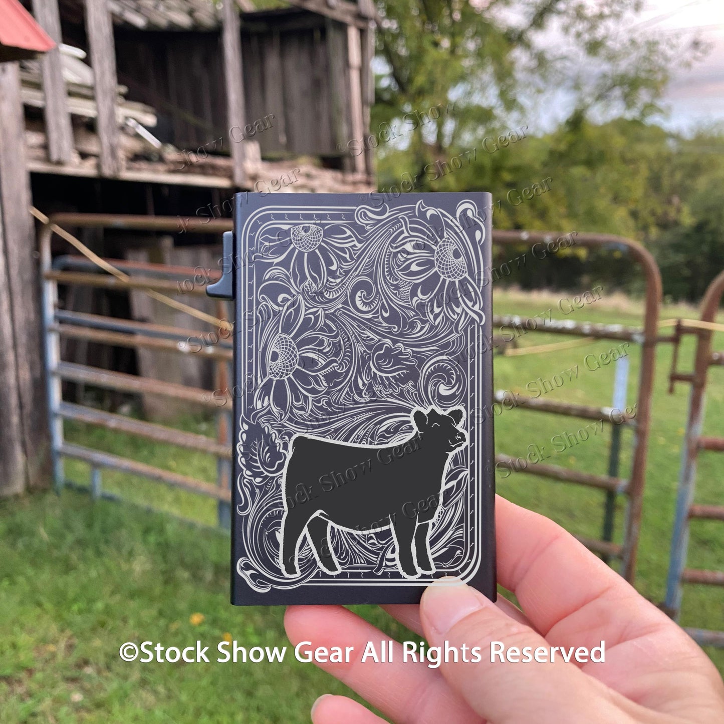 Show Heifer RFID Slim Minimalist Wallets