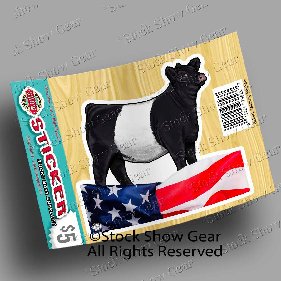 Belted Galloway Stickers