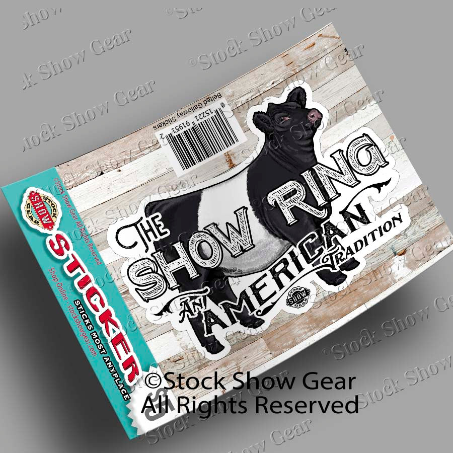 Belted Galloway Stickers
