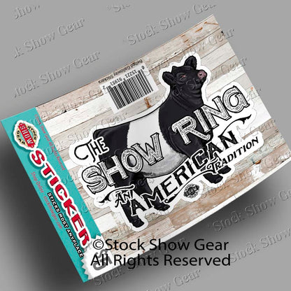 Belted Galloway Stickers