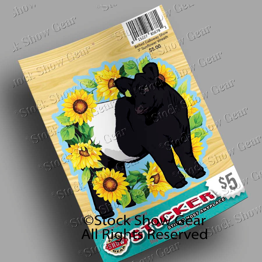 Belted Galloway Stickers