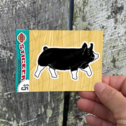 Berkshire Pig Sticker Designs