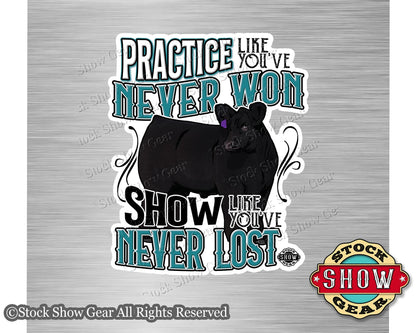 Black Angus Stickers | Stock Show Gear Designs | Ready to Ship