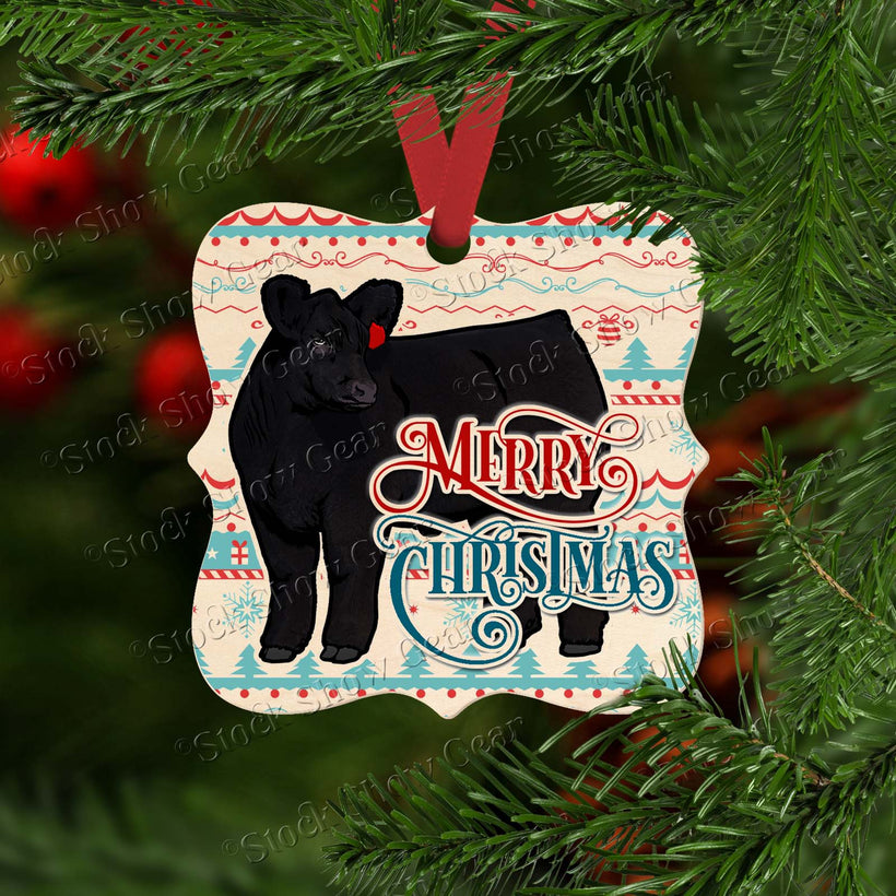 Cattle Christmas Ornaments