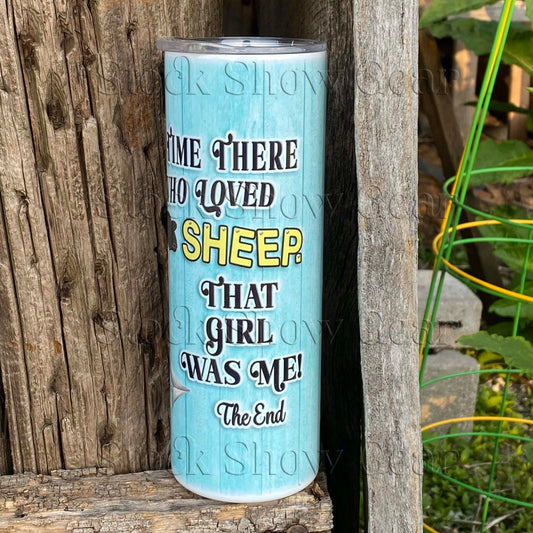 Black Face Lamb Pair "Story Time" Tumbler