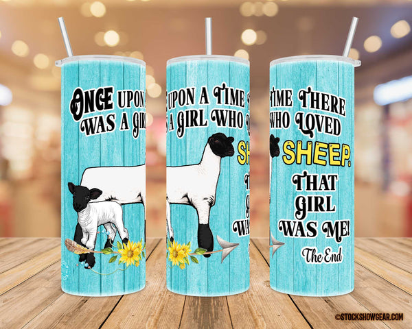 Sheep "Story Time" Drinkware Design