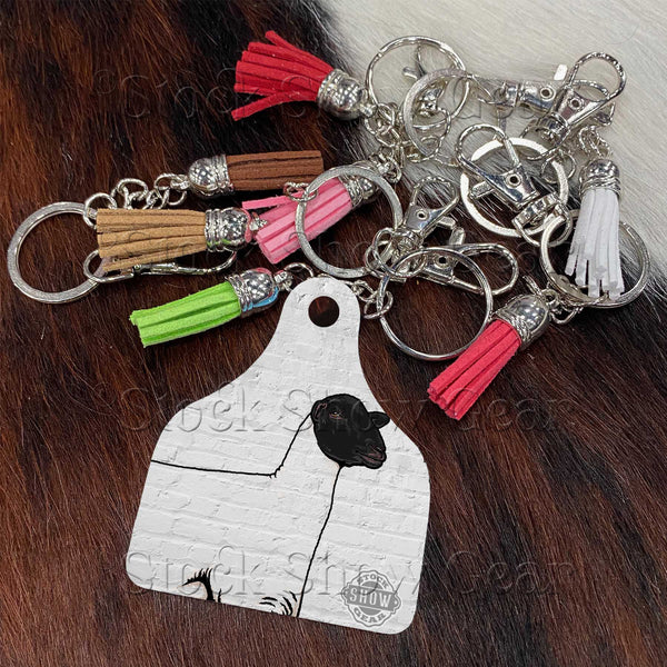 Black Face Lamb Keychains