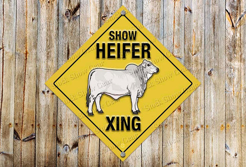 Stock Show Gear Cattle-XING Metal Signs Made to Order