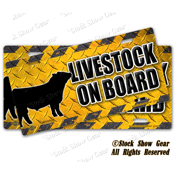 Cattle Livestock Trailer Safety Signs