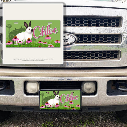 Californian Rabbit License Plates|Pen Signs|Room Signs