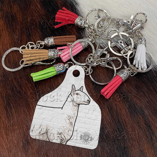 Cheviot Sheep Keychains
