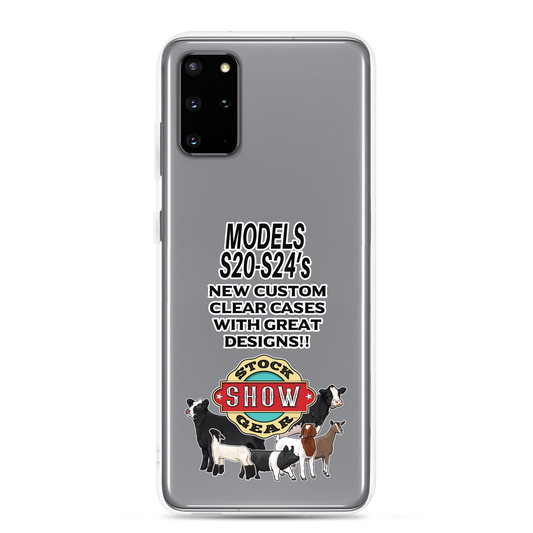 Custom Clear Case for Samsung® S20-S24
