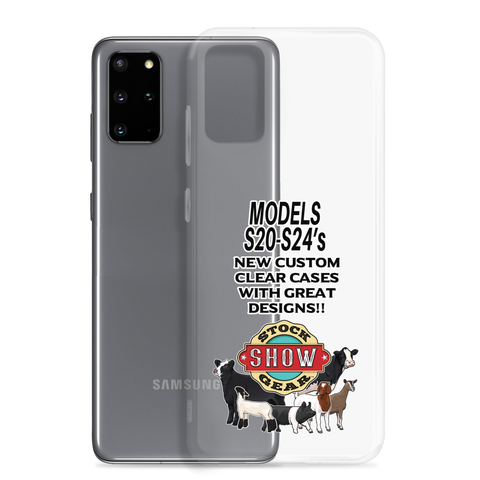 Custom Clear Case for Samsung® S20-S24
