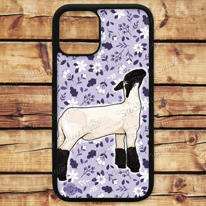 Show Lamb "Lavender Floral" Phone Cases