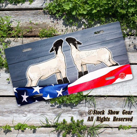 Club Lamb "USA" License Plate
