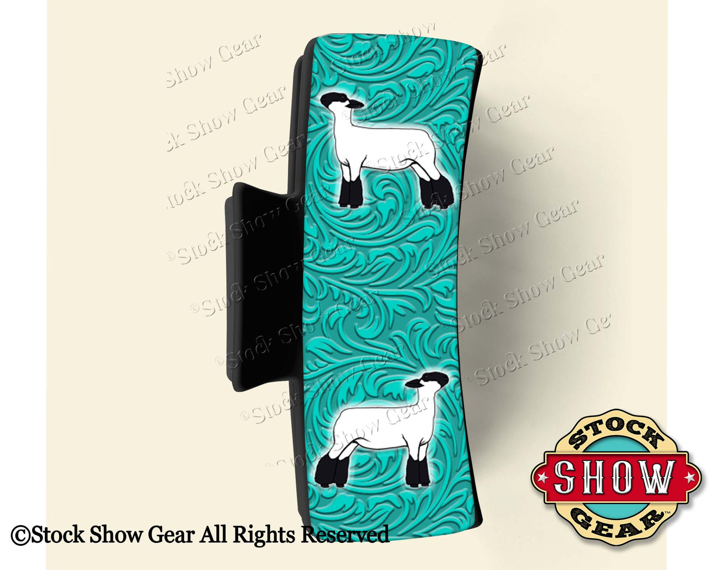 Sheep Hair Claw Clips