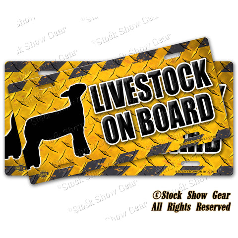 Sheep Livestock Trailer Safety Signs