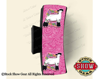 Sheep Hair Claw Clips