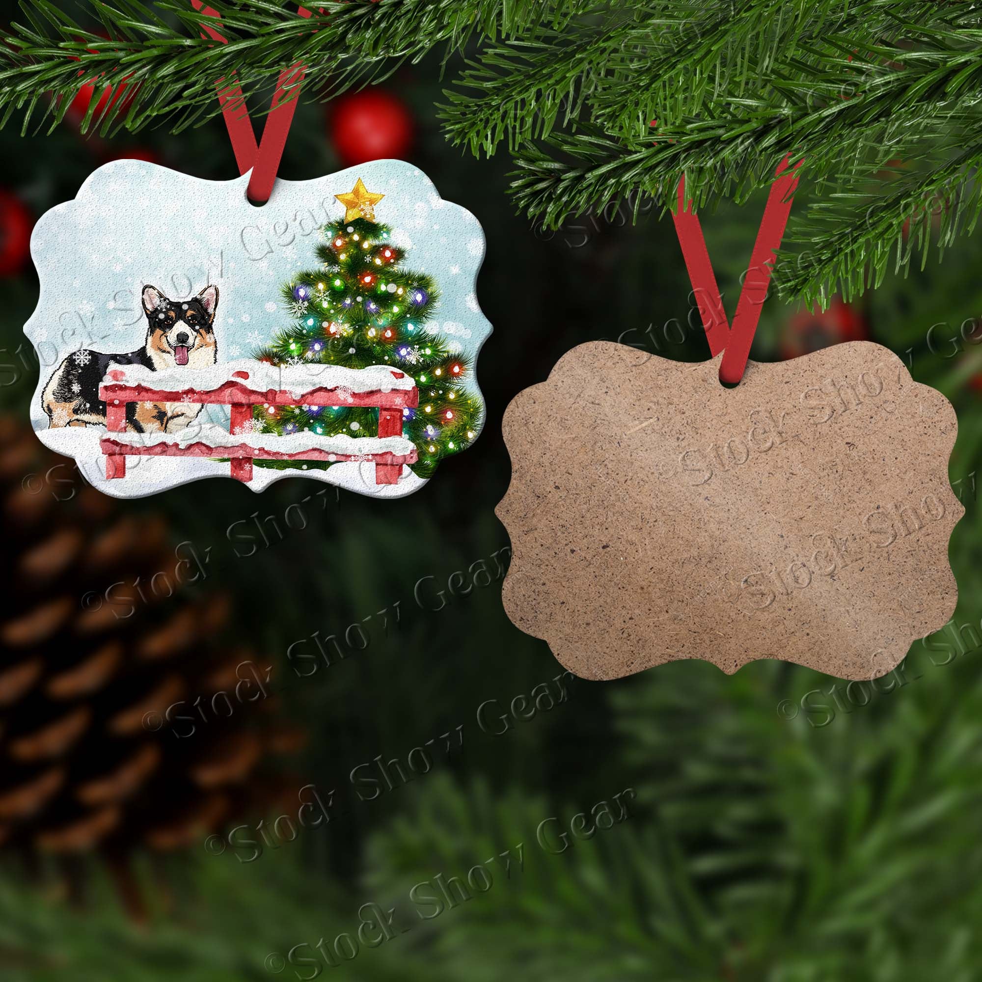 Corgi Christmas Ornaments