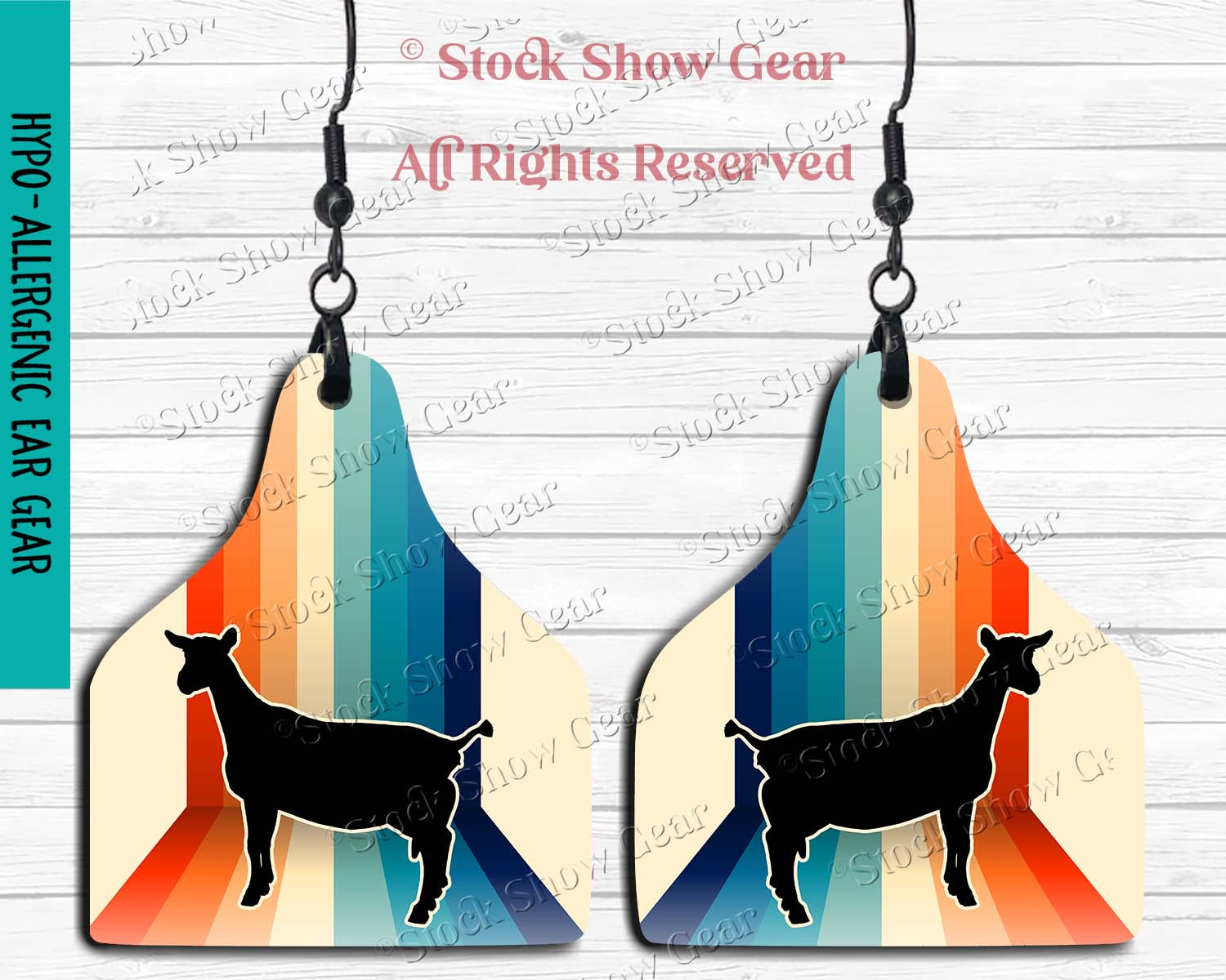 Retro Dairy Goat Earrings