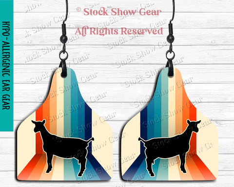 Retro Dairy Goat Earrings