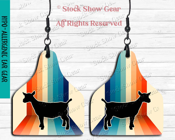 Retro Dairy Goat Earrings