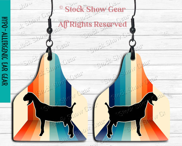 Retro Dairy Goat Earrings