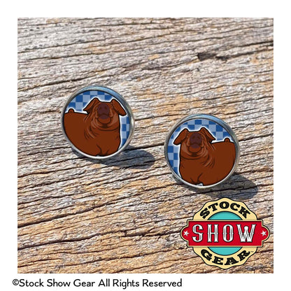 Pig Epoxy Earrings