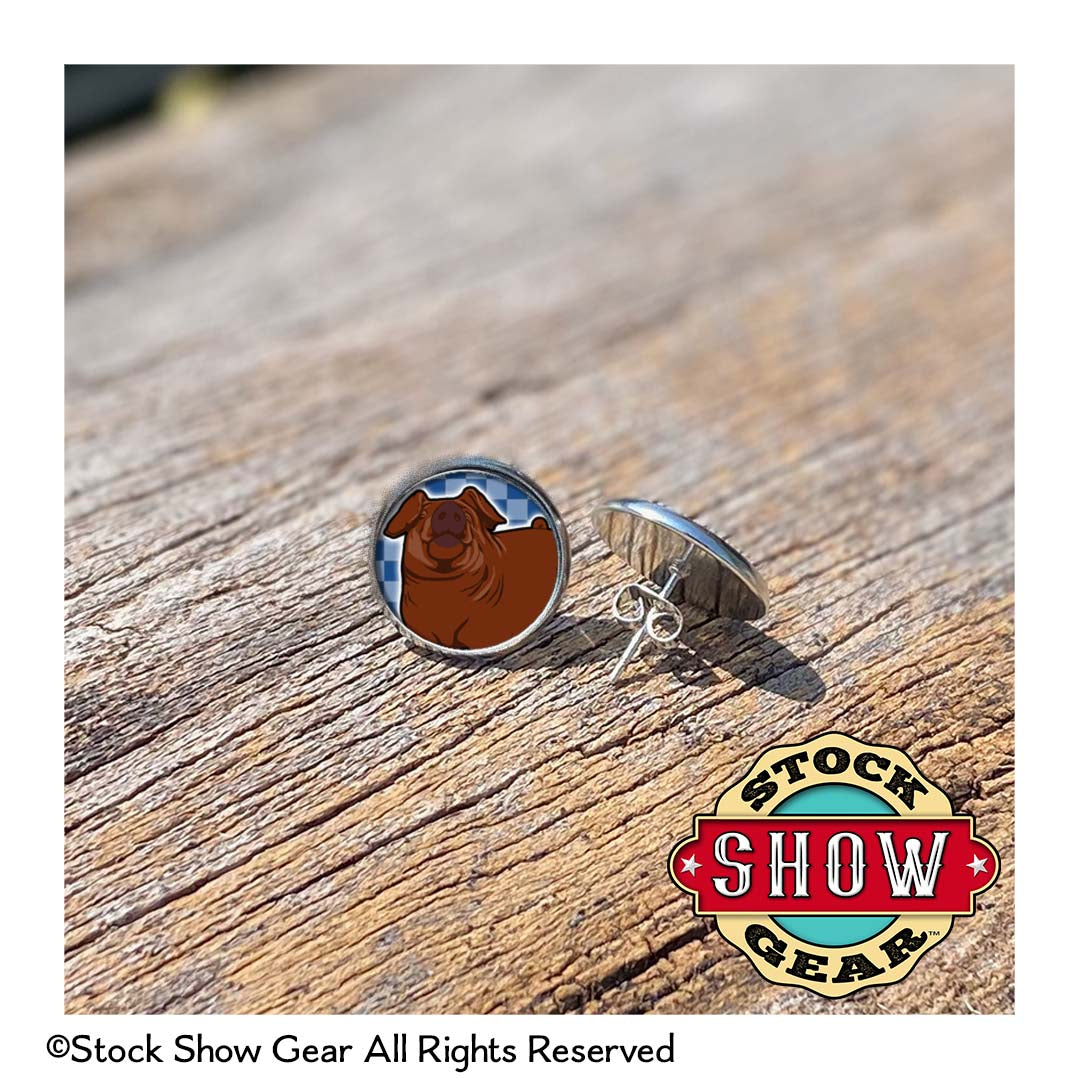 Pig Epoxy Earrings