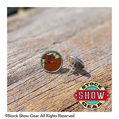 Pig Epoxy Earrings