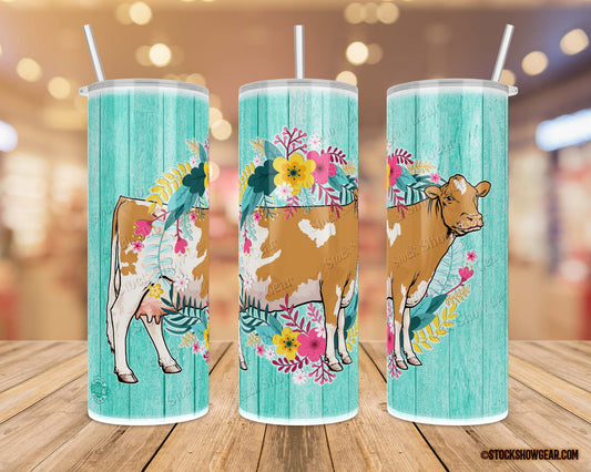 Guernsey "Happy Wreath" Tumbler Design