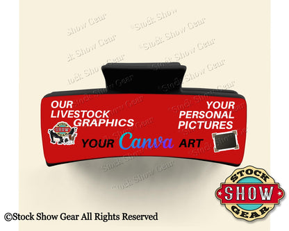 Sheep Hair Claw Clips