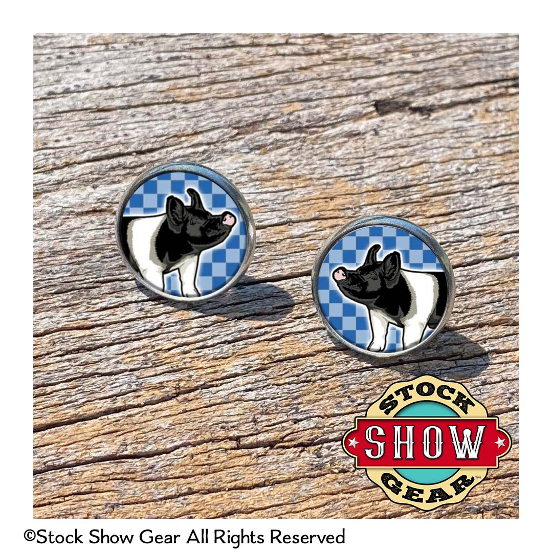Pig Epoxy Earrings