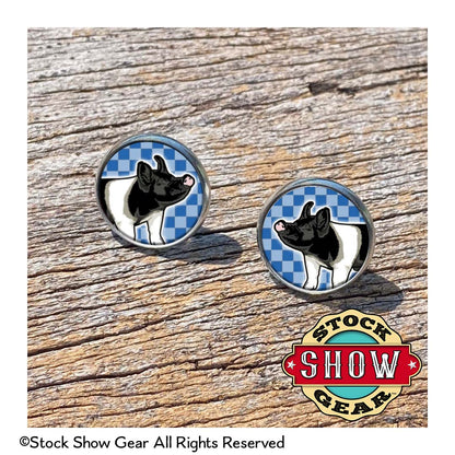 Pig Epoxy Earrings