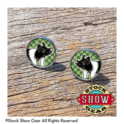Pig Epoxy Earrings