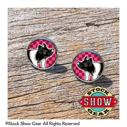 Pig Epoxy Earrings