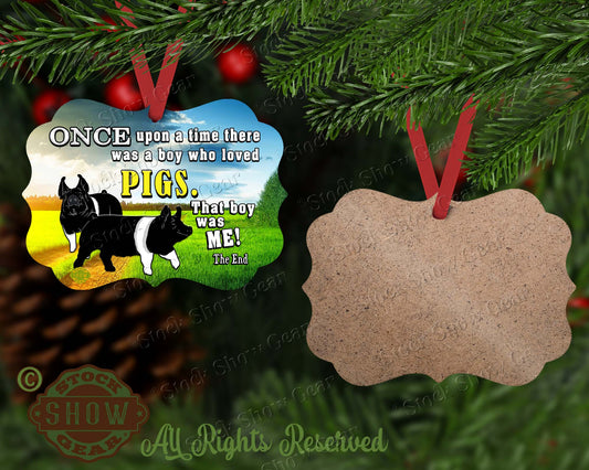 Pig Storytime Christmas Ornaments