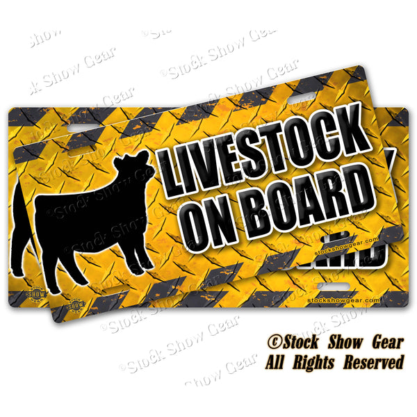 Cattle Livestock Trailer Safety Signs