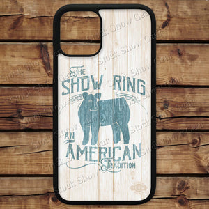 Show Heifer "Show Ring" Phone Case Design