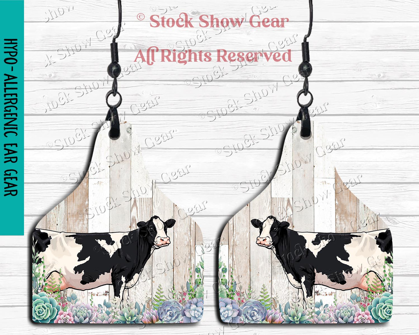 Holstein Dairy Cow Earrings - Variety Designs