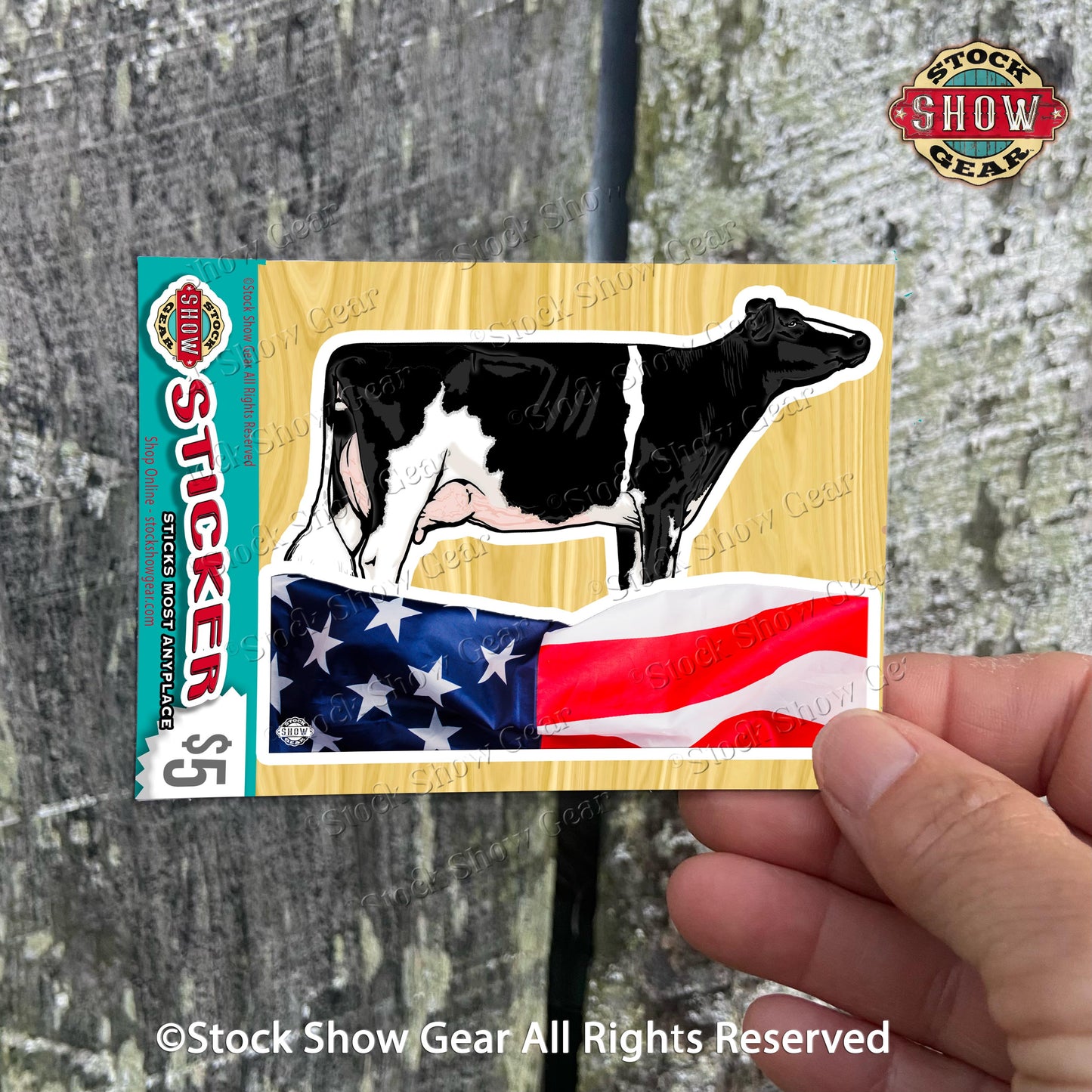 Black and White Holstein Dairy Cow Stickers - Variety Designs