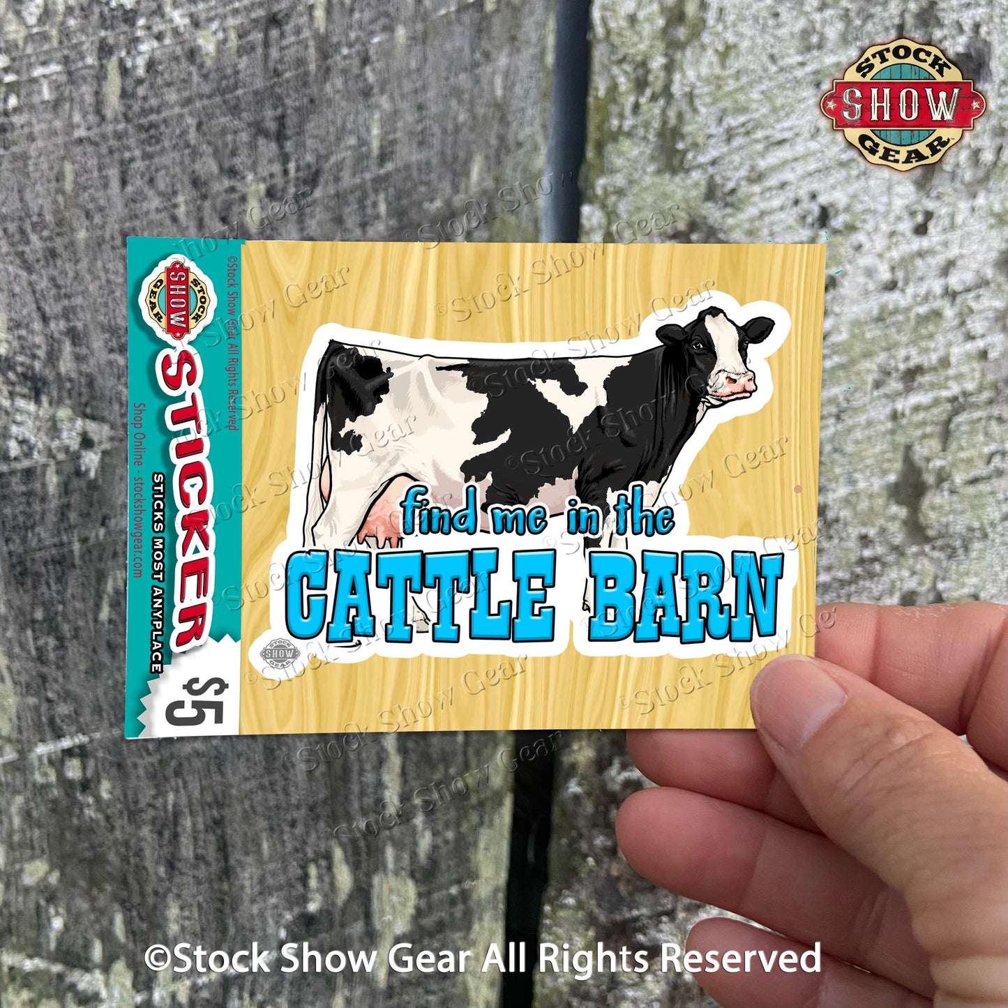 Black and White Holstein Dairy Cow Stickers - Variety Designs