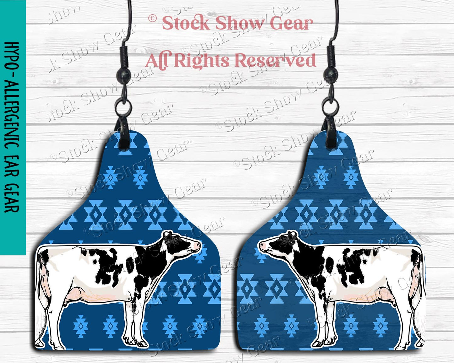 Holstein Dairy Cow Earrings - Variety Designs