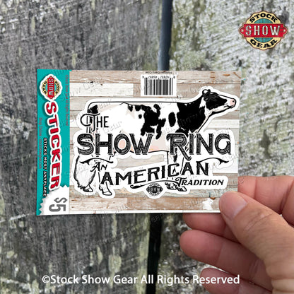 Black and White Holstein Dairy Cow Stickers - Variety Designs