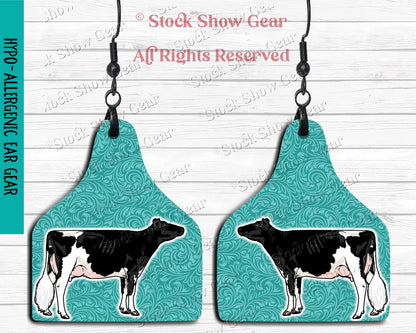 Holstein Dairy Cow Earrings - Variety Designs
