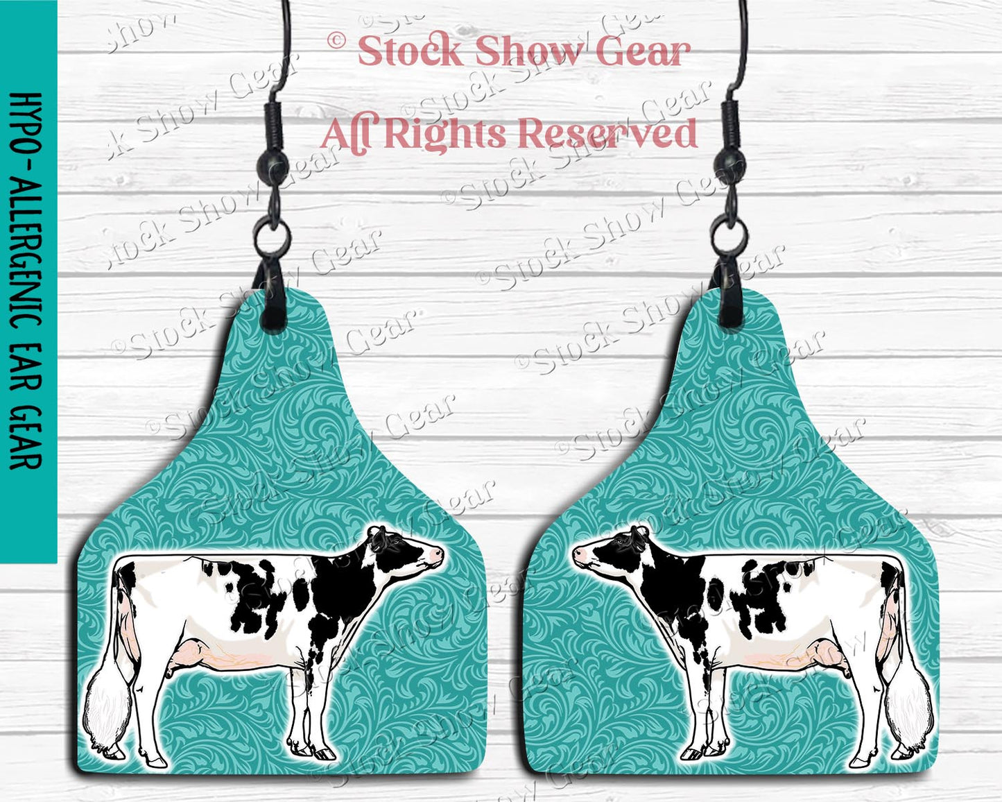 Holstein Dairy Cow Earrings - Variety Designs
