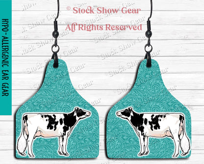 Holstein Dairy Cow Earrings - Variety Designs