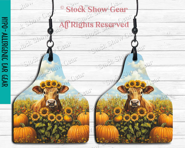 Fall Cow Earring Designs-Limited Editions